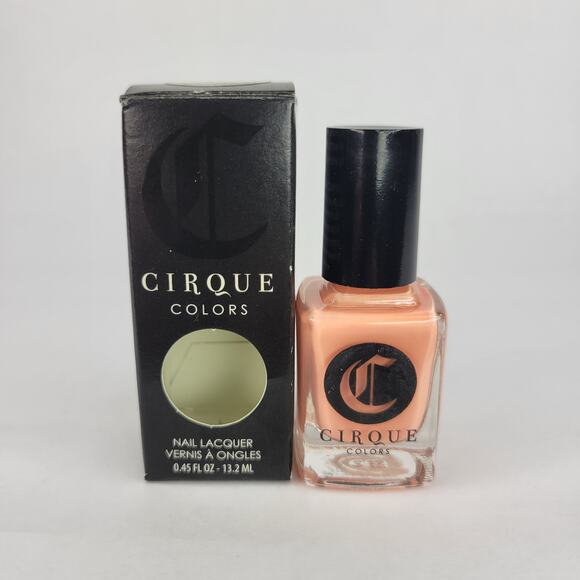Cirque Nail Polish "Vitamin D" NEW Peach Pastel Neon Creme - Picture 2 of 6